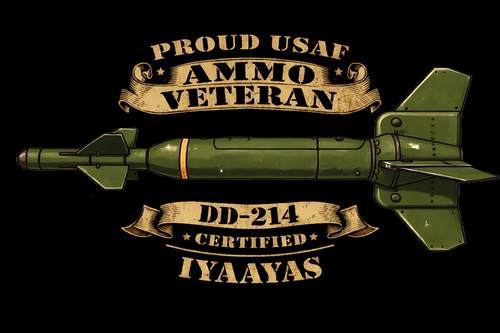 Proud USAF AMMO Veteran – DD-214 Certified Tee
